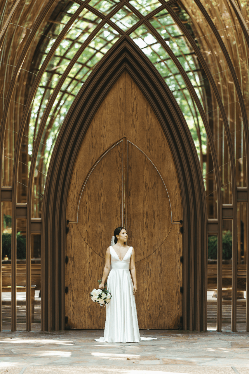 A Romantic Summer Wedding at Mildred B. Cooper Memorial Chapel photo 3