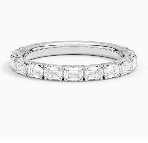 Nathalie Emerald Cut Lab Diamond Ring