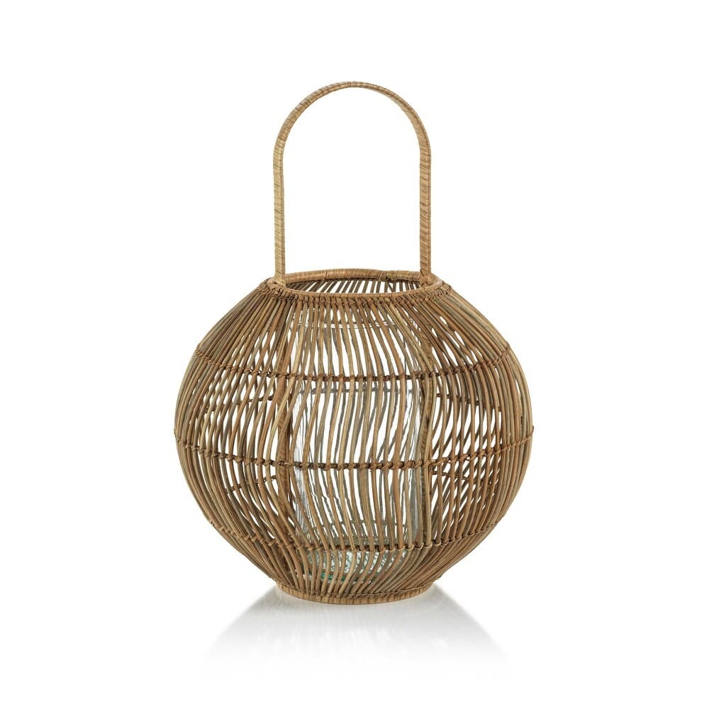 Teramo Rattan Woven Decorative Lantern