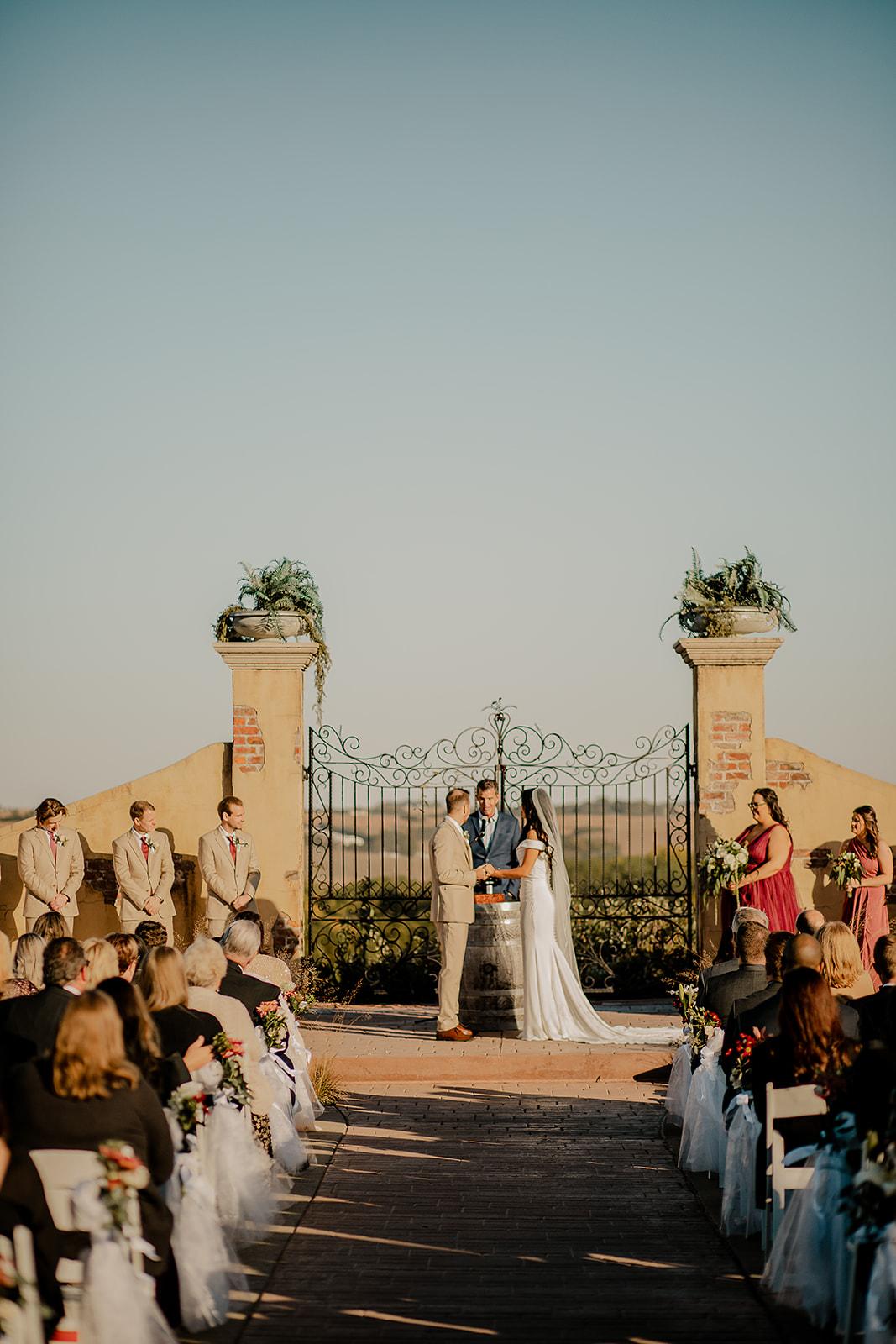 A Romantic Fall Wedding at the Bella Terre Vineyard 1