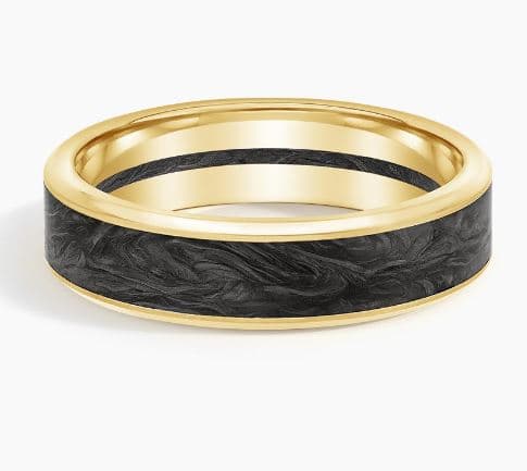 Blaze Black 6mm Wedding Ring