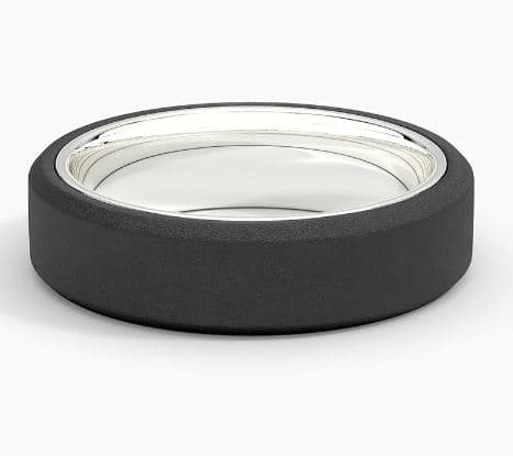 Jett Black 6mm Wedding Ring