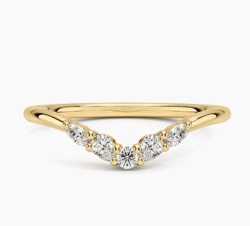 Camille Contoured Diamond Ring
