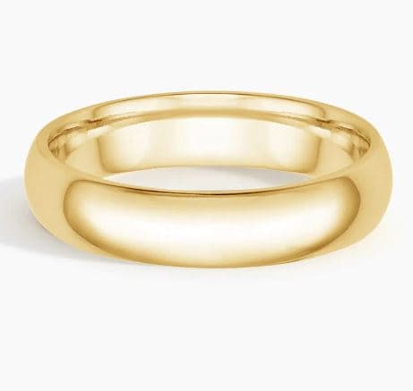 Comfort Fit 5mm Wedding Ring