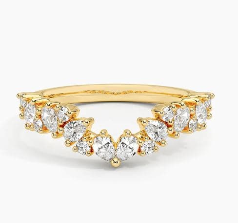 Olivetta Contoured Lab Diamond Ring (1/2 ct. tw.)