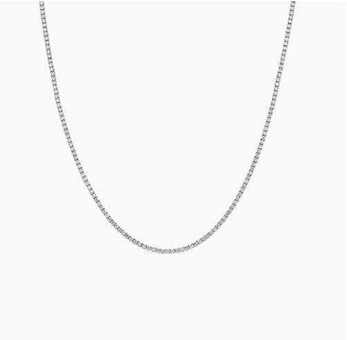 Perfect Tennis Lab Diamond Necklace (5 ct. tw.)