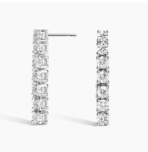 Lab Diamond Tennis Earrings (5/8 ct. tw.)