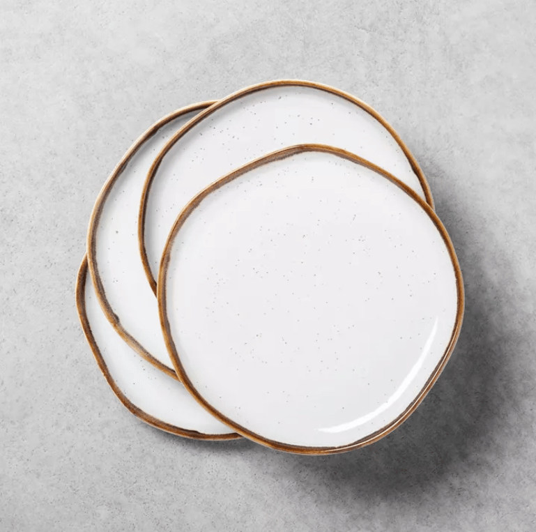8" Stoneware Reactive Glaze Salad Plate