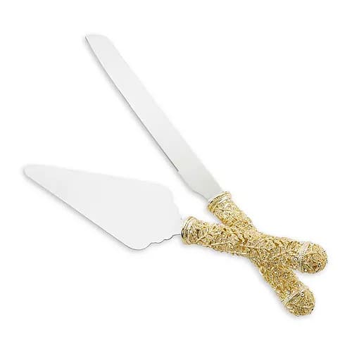 Florence Gold 2 Piece Serving Set