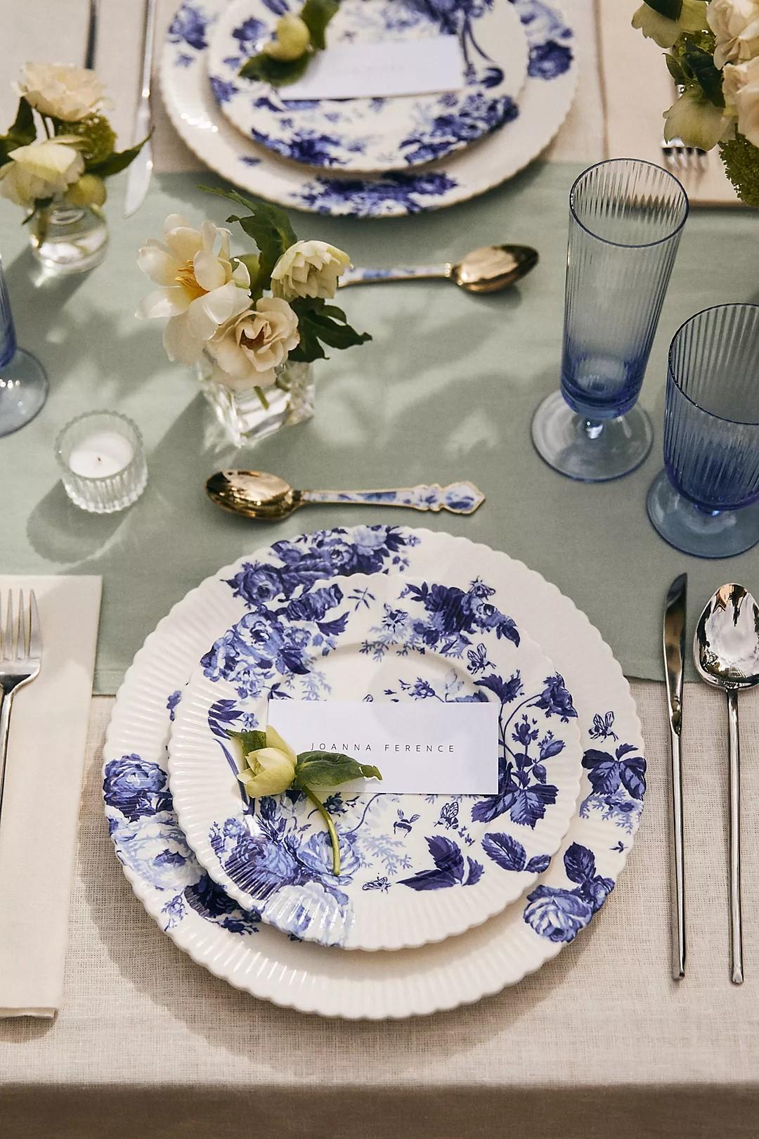 Abi Stoneware, Set of 4, Dessert Plates