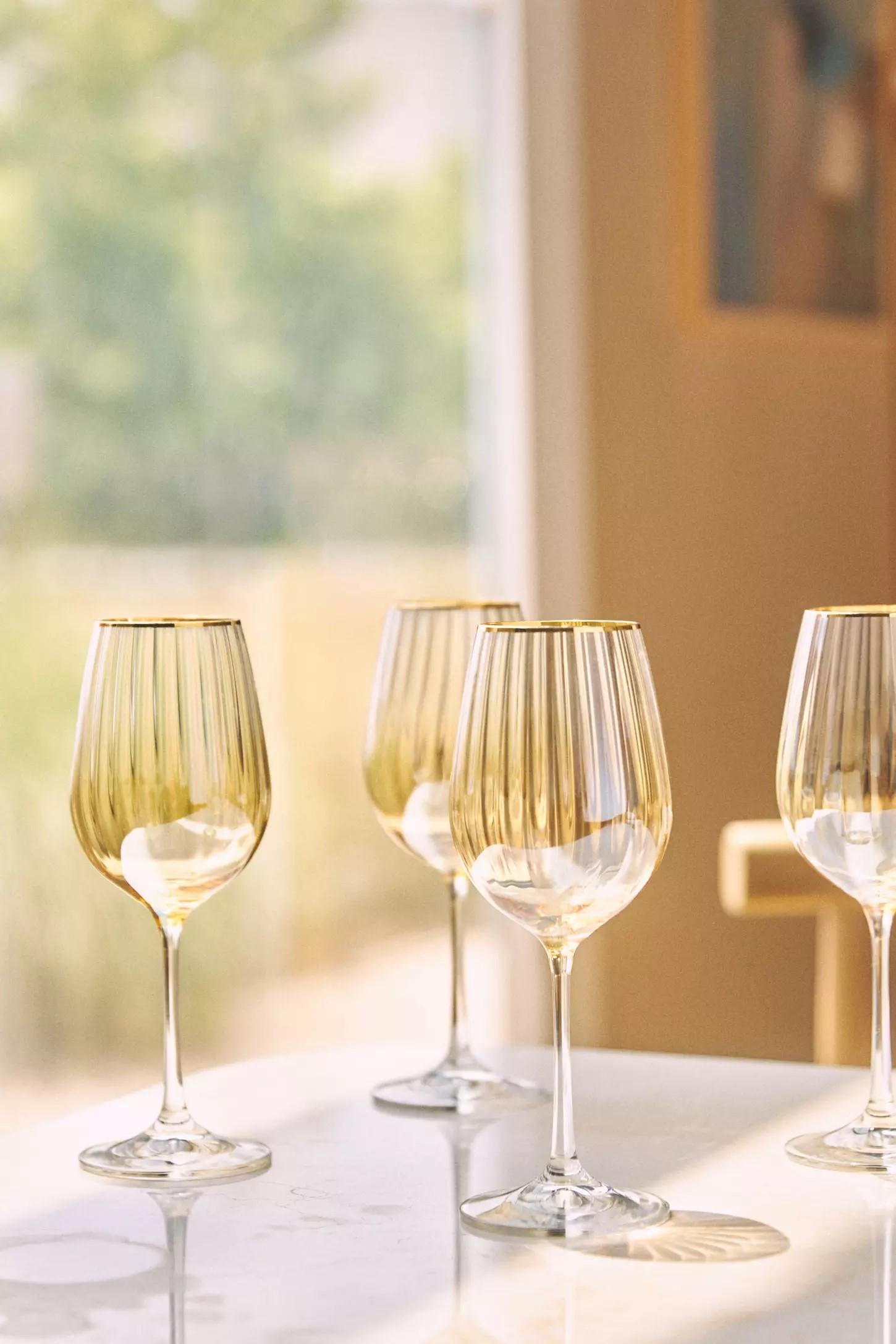Waterfall Wine Glasses