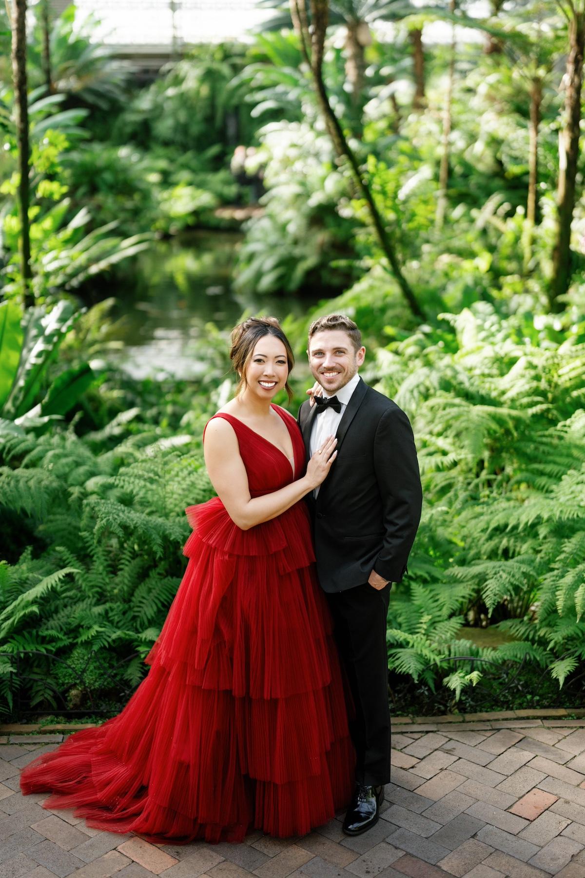 A Whimsical Fall Engagement at Garfield Park Conservatory photo 3