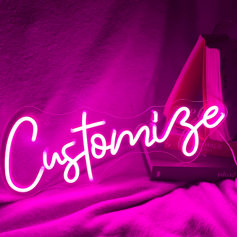 Custom Wedding Name Neon Sign