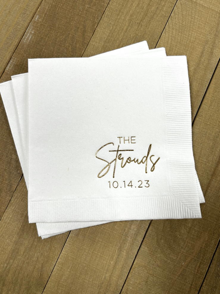 Personalized Napkins