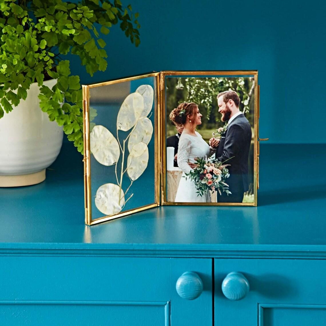 Glass And Metal Photo Frame