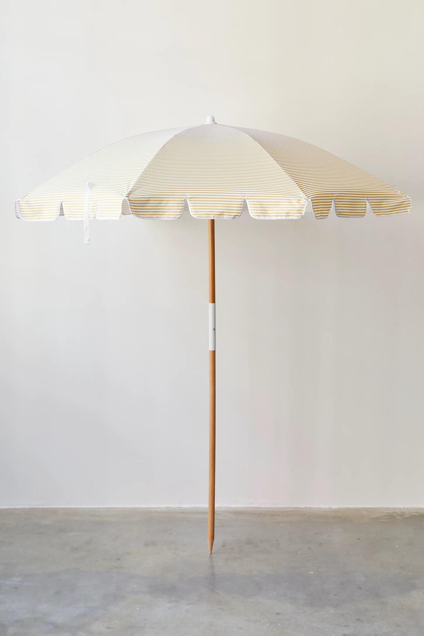Mango Bay Golden Mustard Beach Umbrella