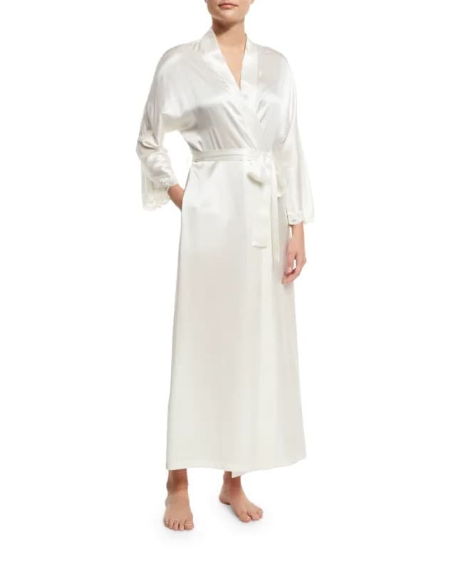 Bijoux Long Silk Robe