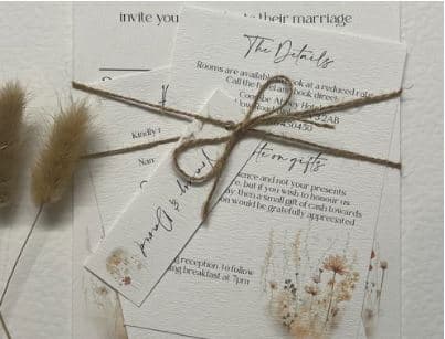 Todaisy’s Wedding Stationery portfolio 3