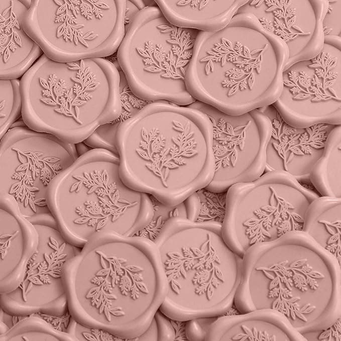 Eucalyptus Wedding Invitation Envelope Seal Stickers