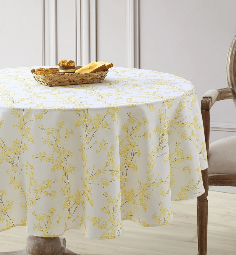 Easy Care Tablecloth Forsynthia