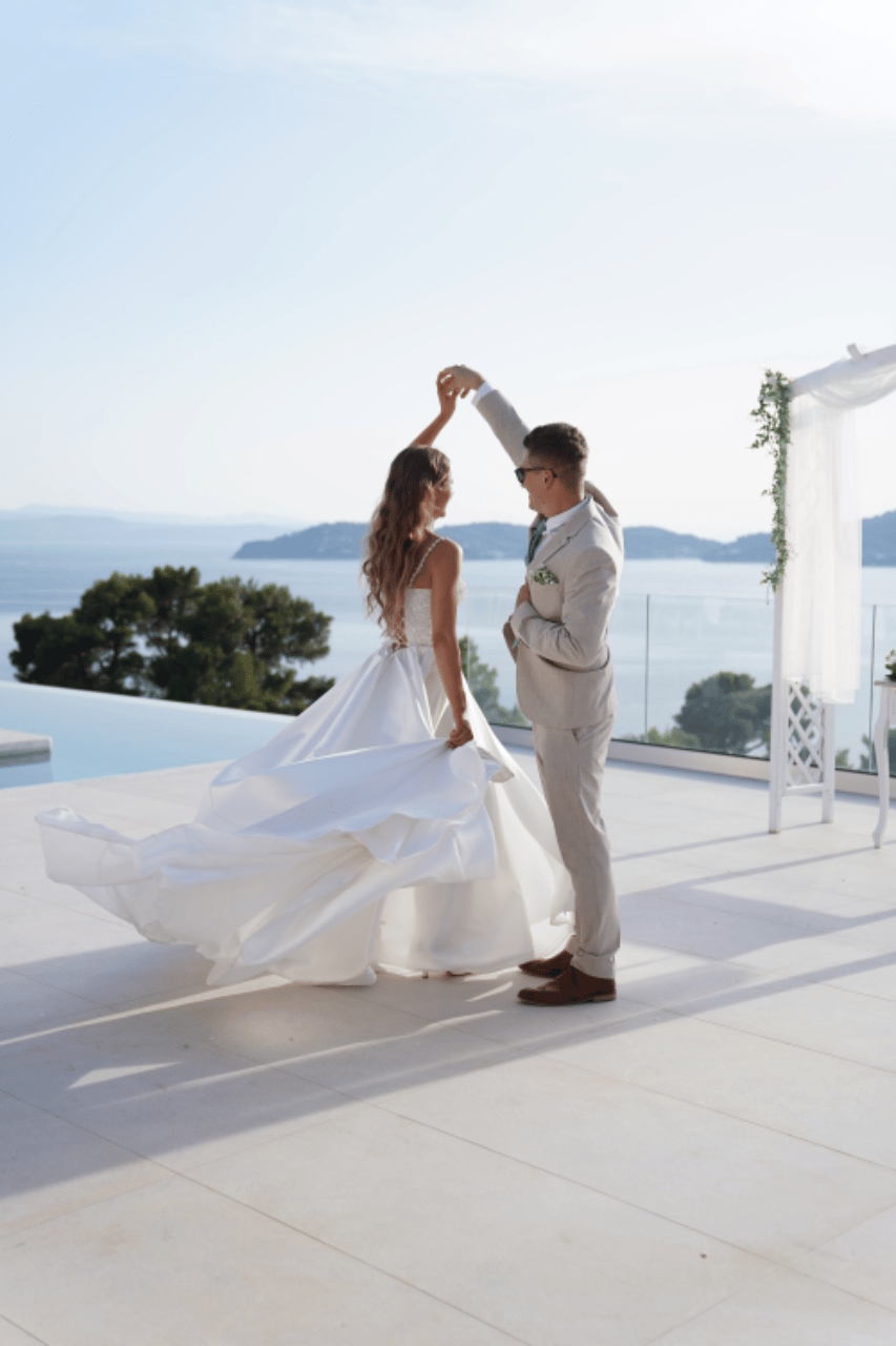 A Modern Summer Wedding in Greece photo 1