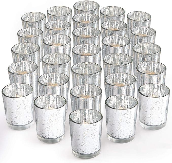 Silver Votive Candle Holders