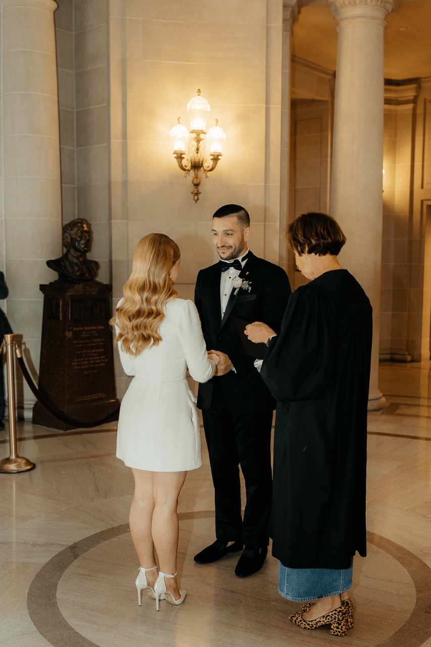 A Modern Fall Wedding at San Francisco City Hall photo 3