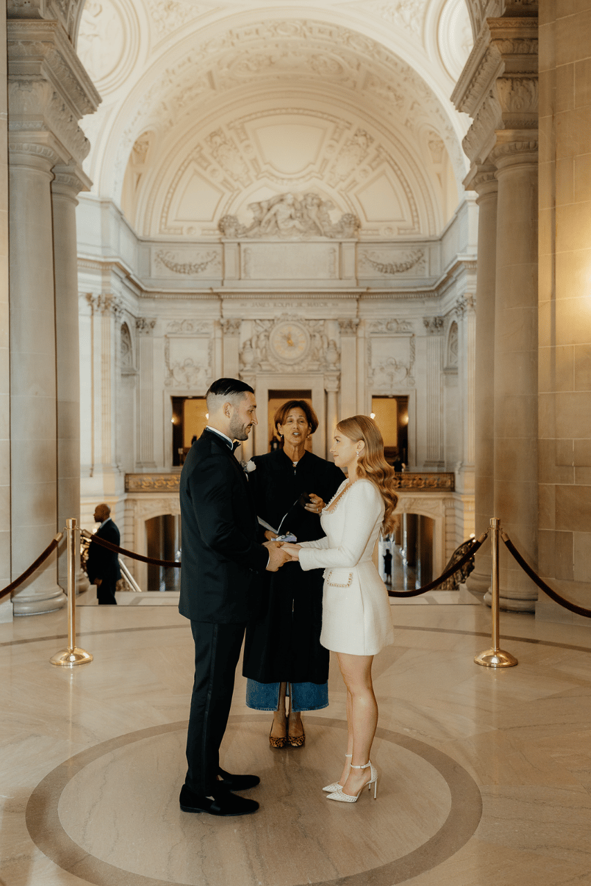 A Modern Fall Wedding at San Francisco City Hall photo 2
