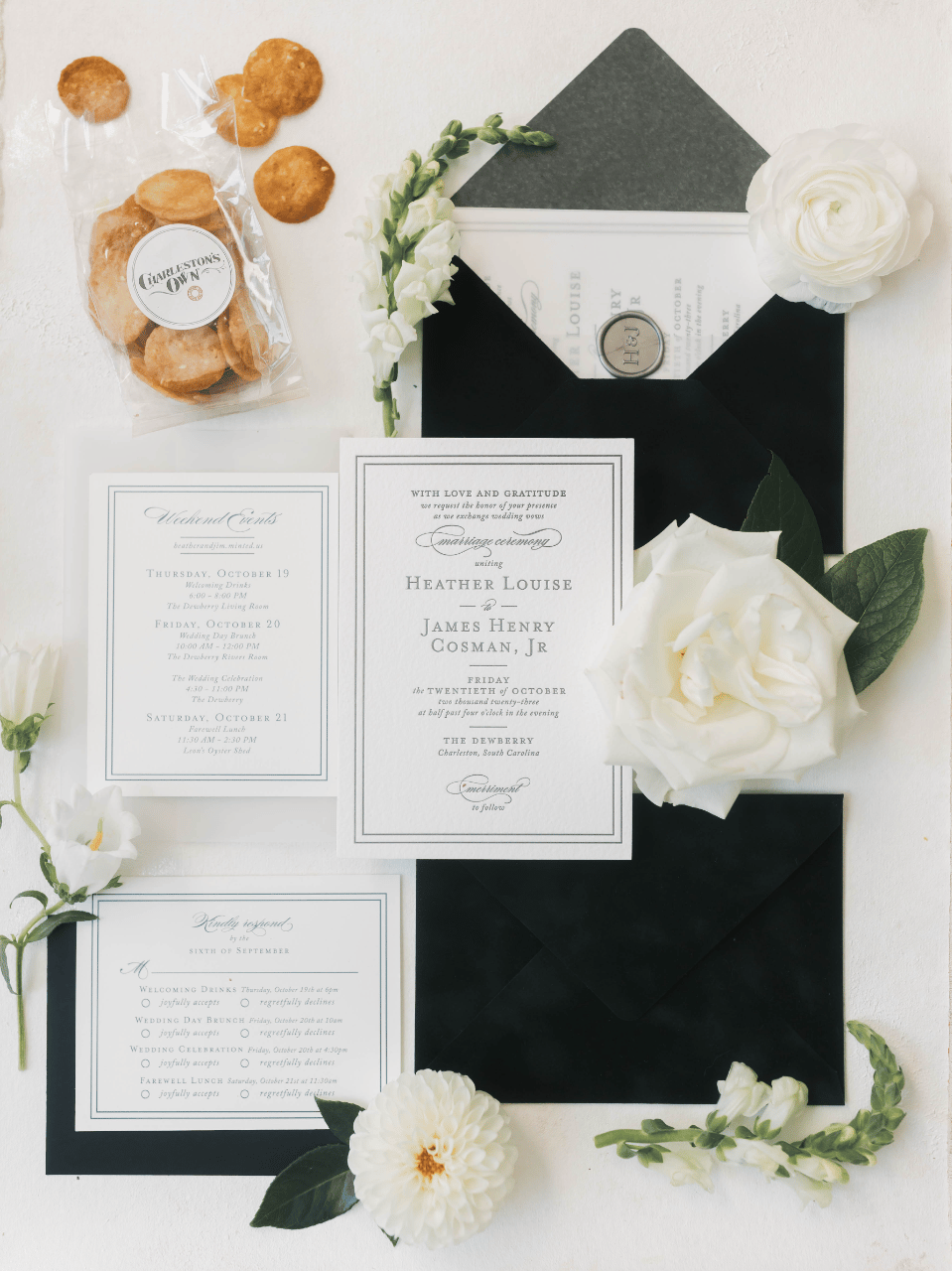 A Classic Fall Wedding at The Dewberry Charleston