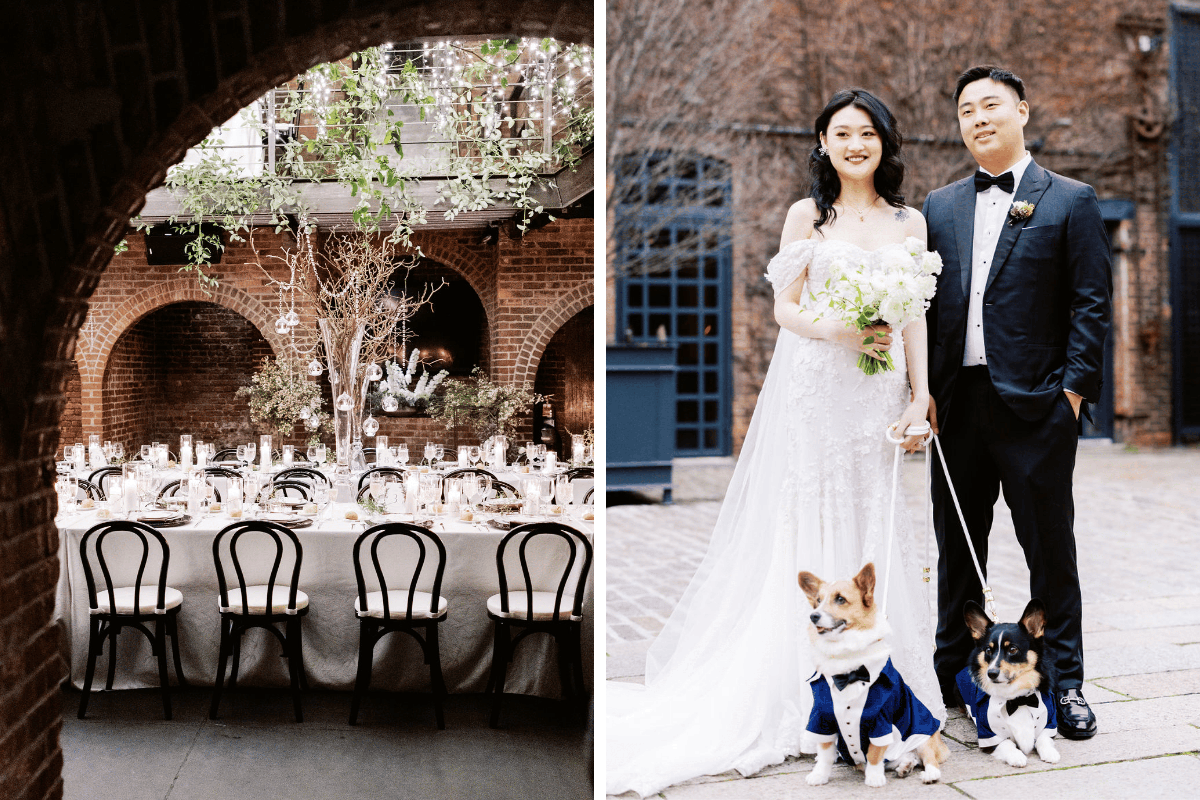 Photo by Rebecca Ou Photography, Featured in A Glamorous Winter Wedding at The Foundry