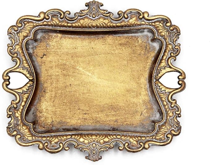 Vintage Small Gold Ring Dish