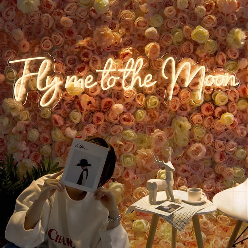 Fly me to the moon Neon Sign
