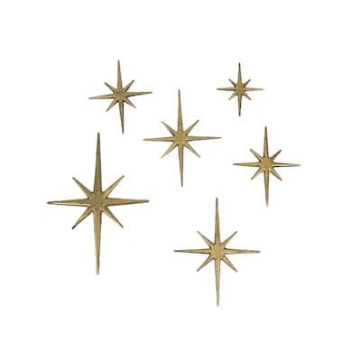 Cast Iron Starburst Wall Hangings Mid Century Modern