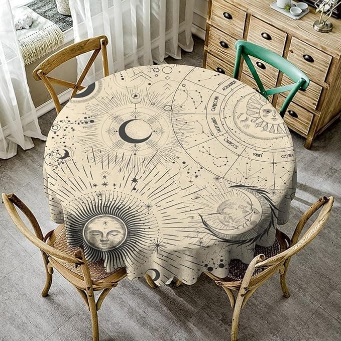 Moon Phase Table Cloth