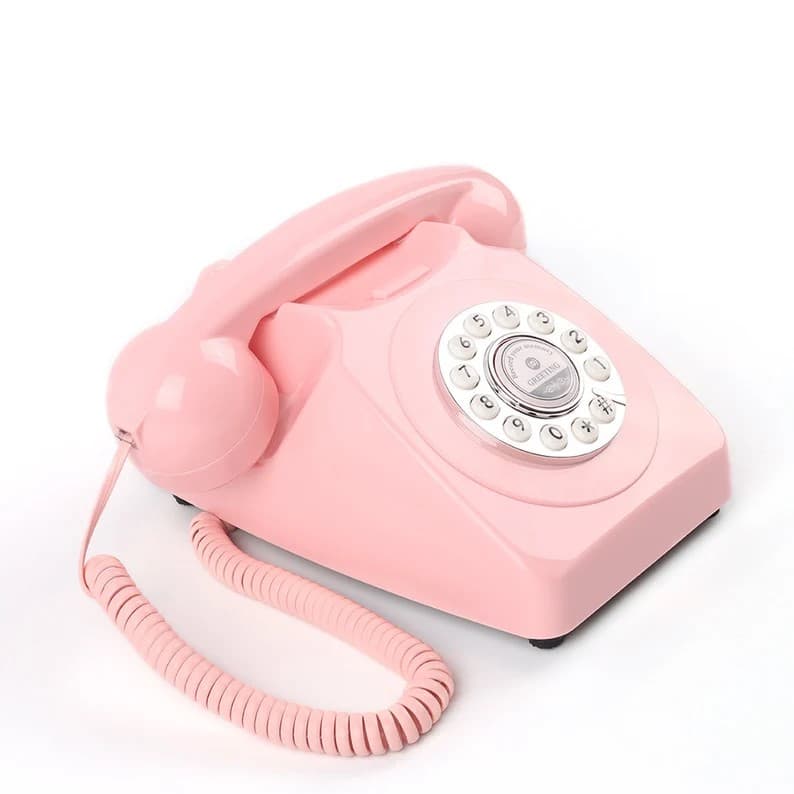 Retro Audio Guestbook Rotary Phone