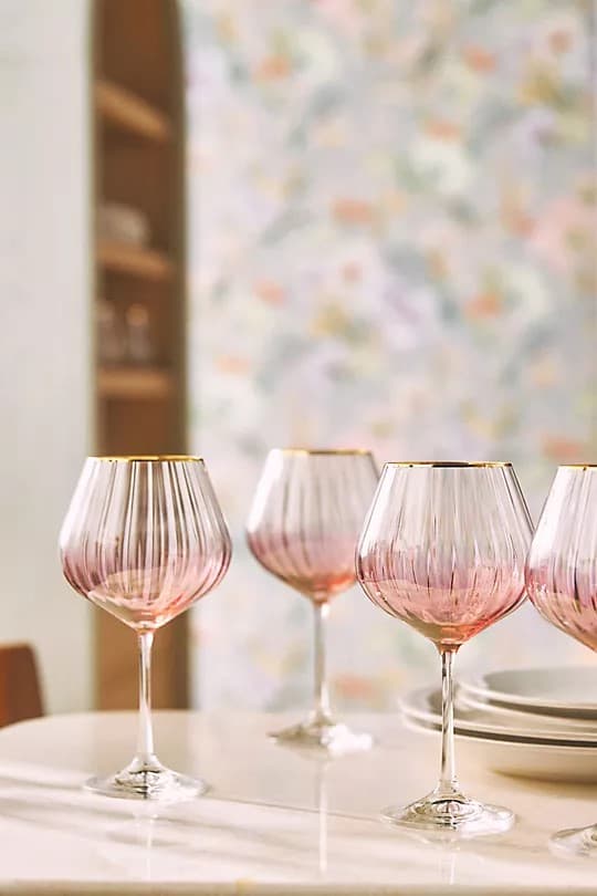 Waterfall Red Wine Glasses