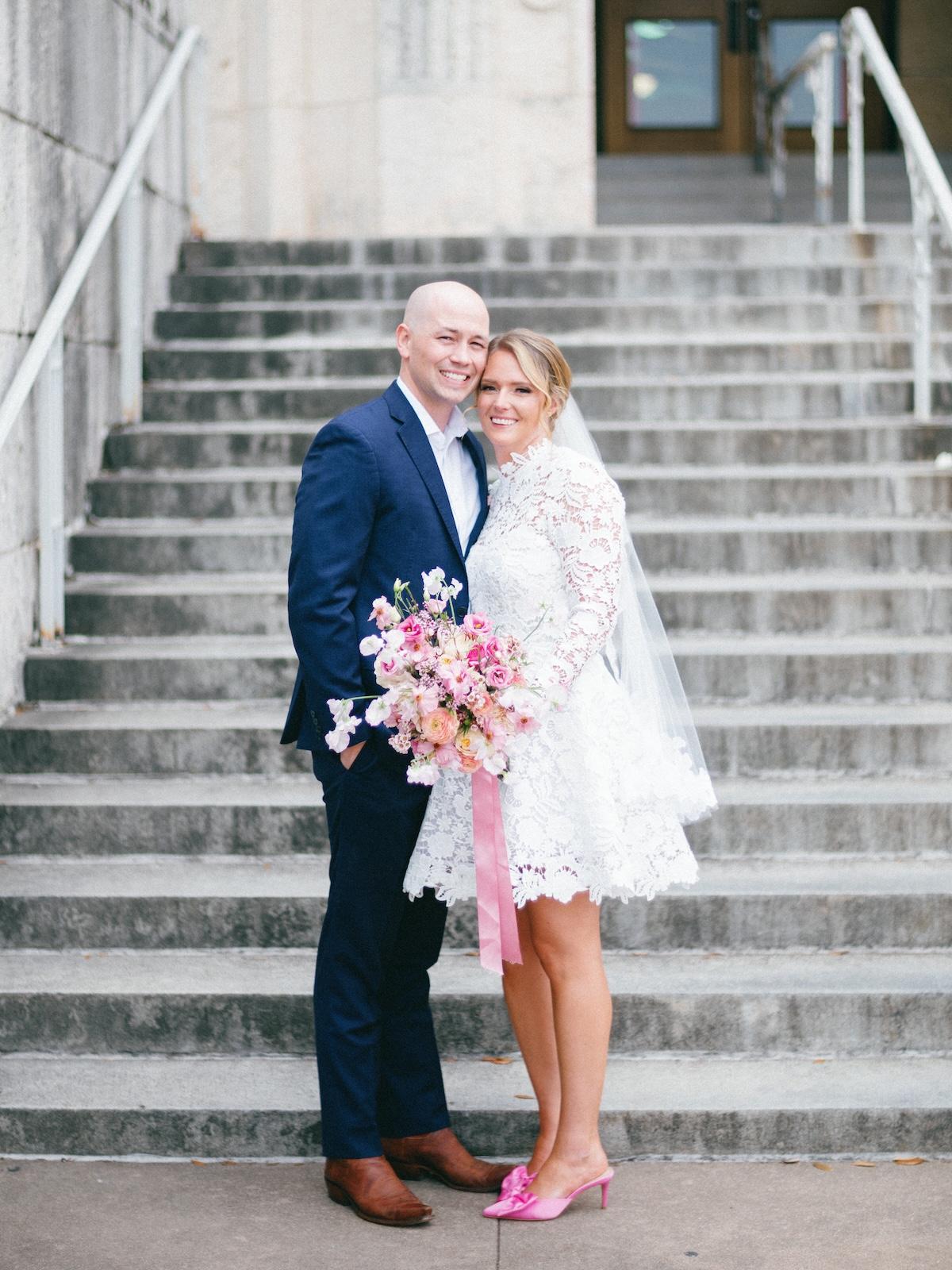 A Classic Winter Elopement at the Courthouse photo 5