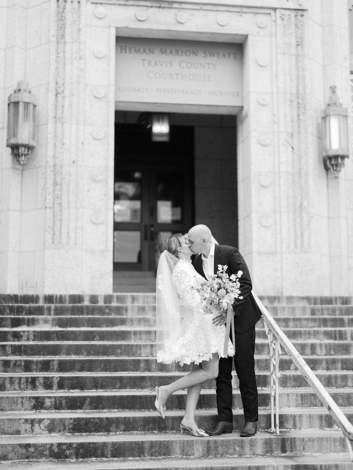 A Classic Winter Elopement at the Courthouse 39