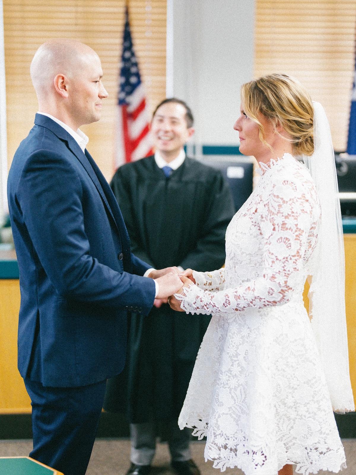 A Classic Winter Elopement at the Courthouse 68