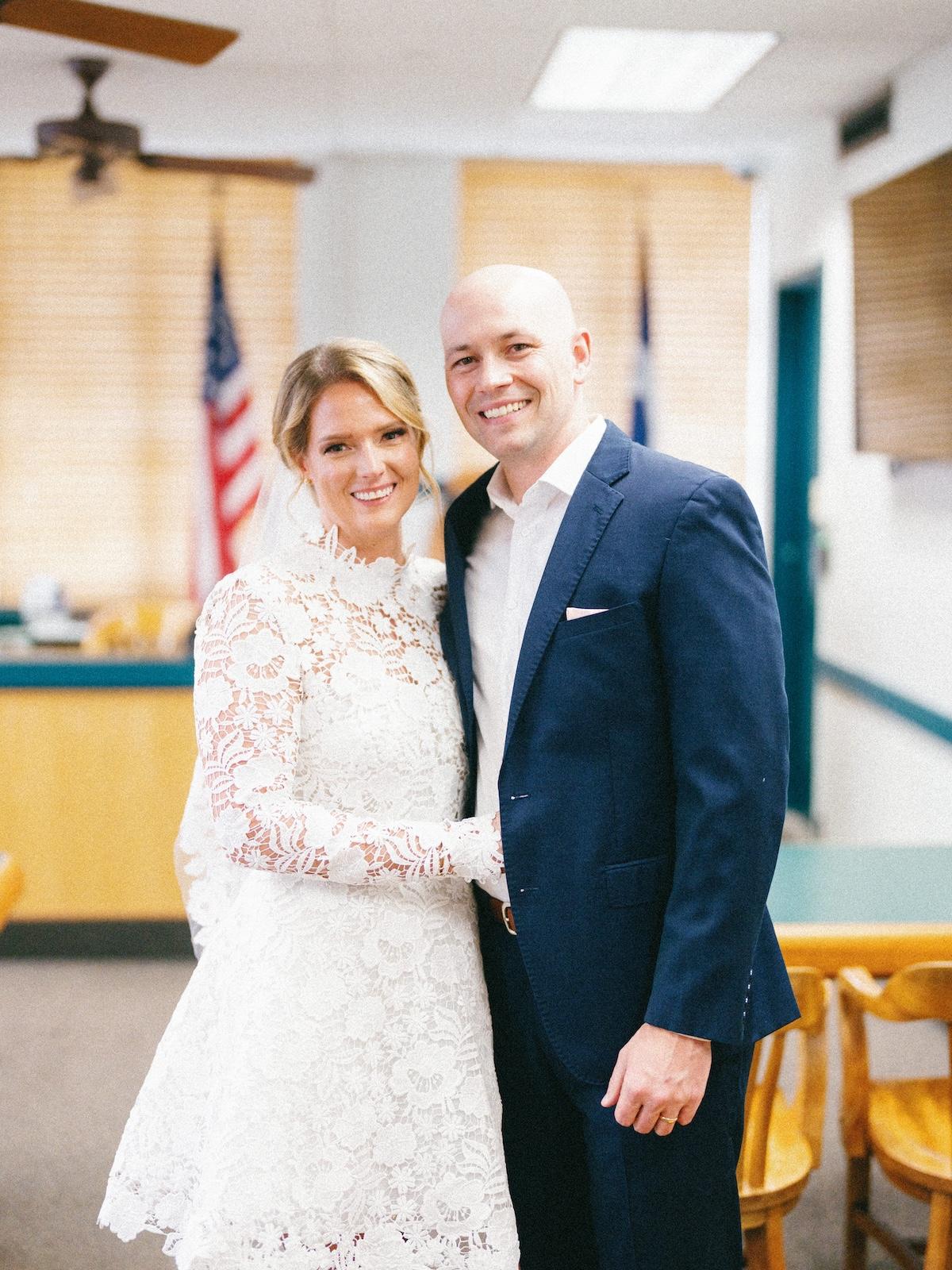A Classic Winter Elopement at the Courthouse 64