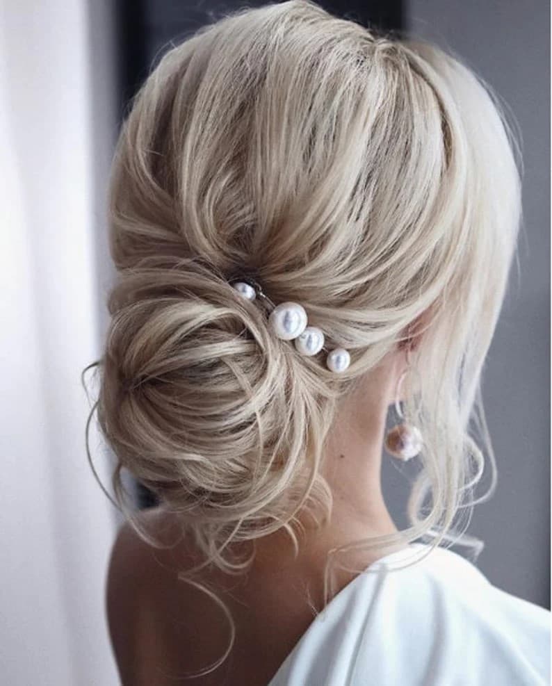 Large Pearl Hair Pins