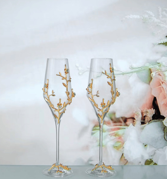 Gold Toasting Glasses