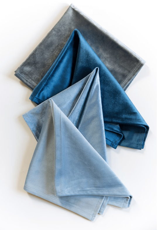 Blue Velvet Napkins