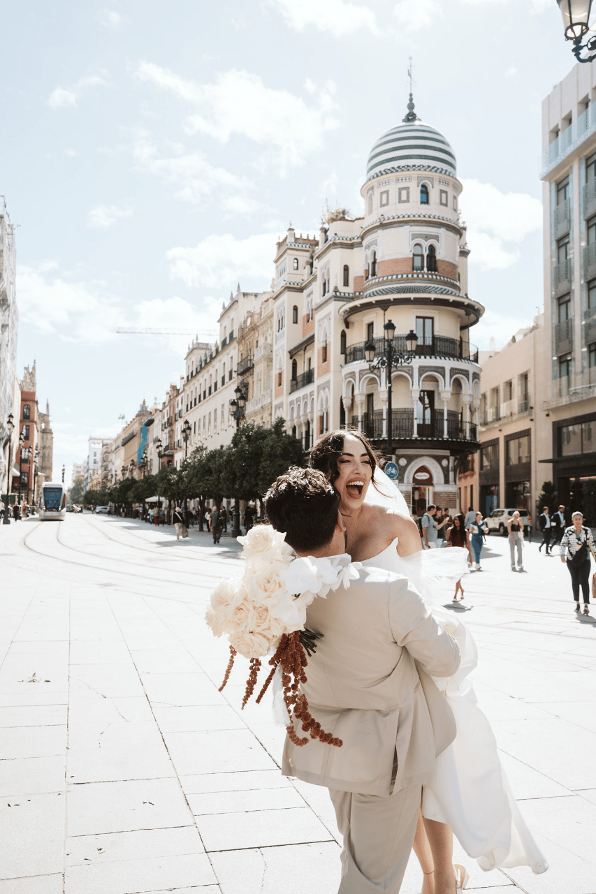 A Romantic Fall Wedding in Seville, Spain