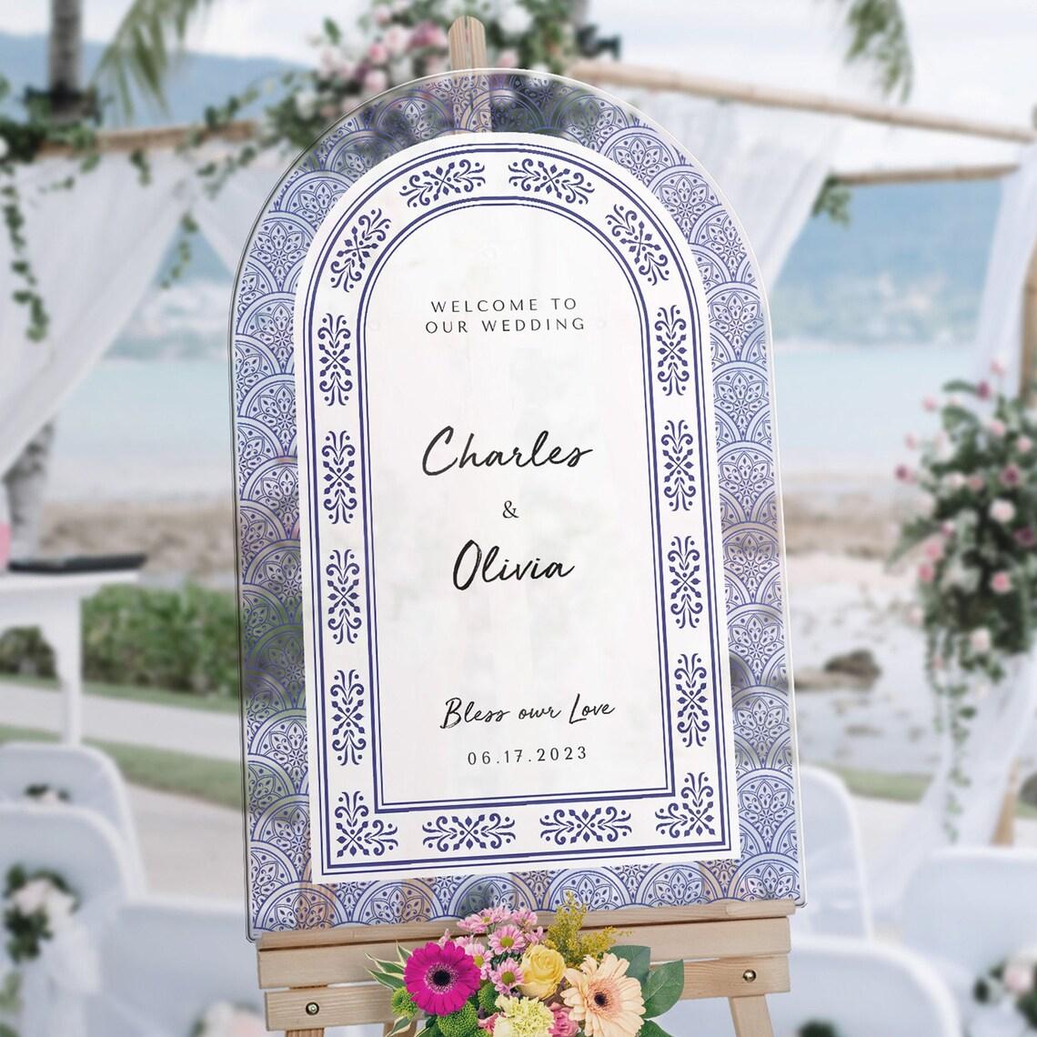 Amalfi Coast Wedding Sign