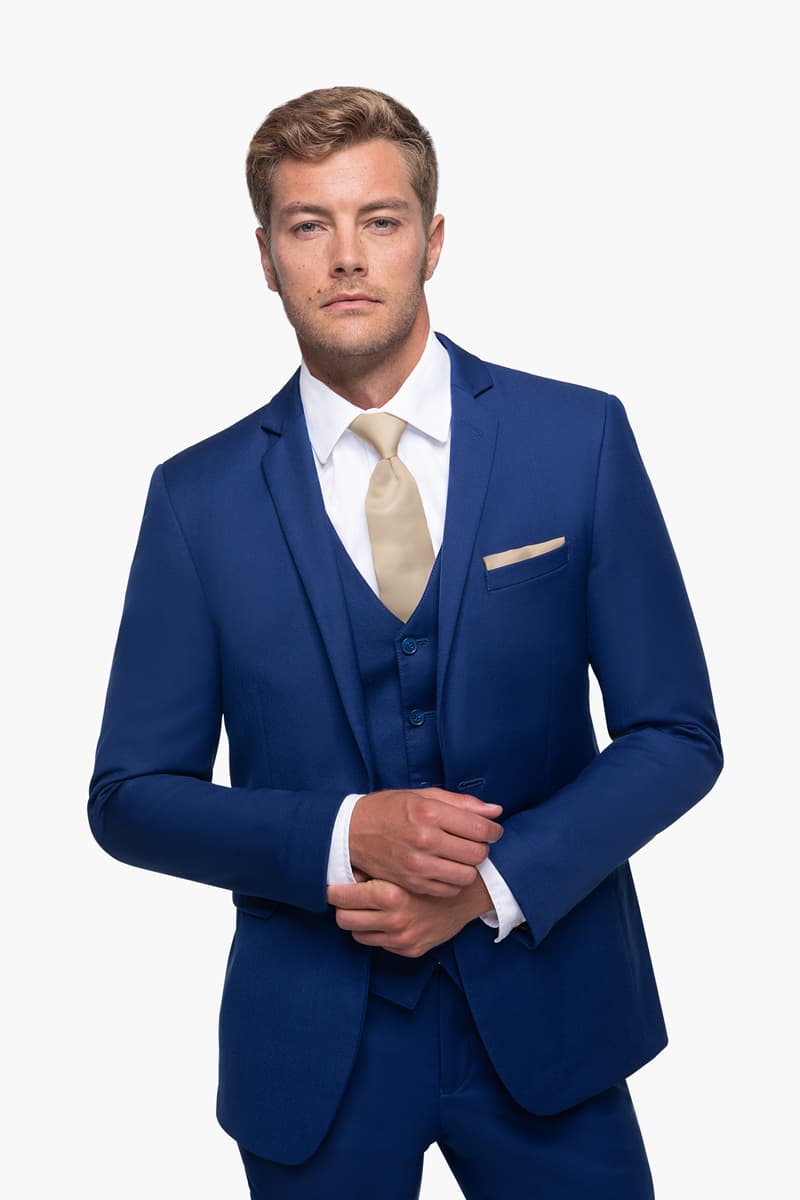 Bright Blue Suit