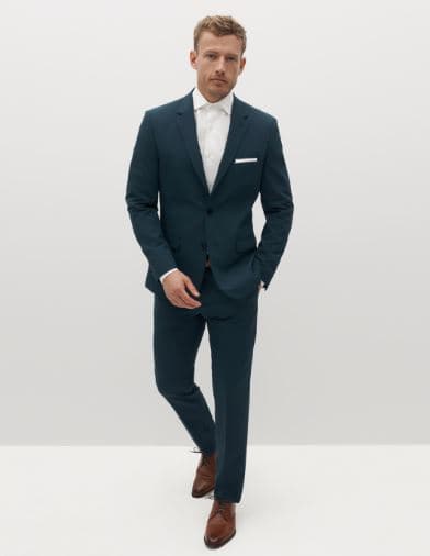 Men's Teal Suit