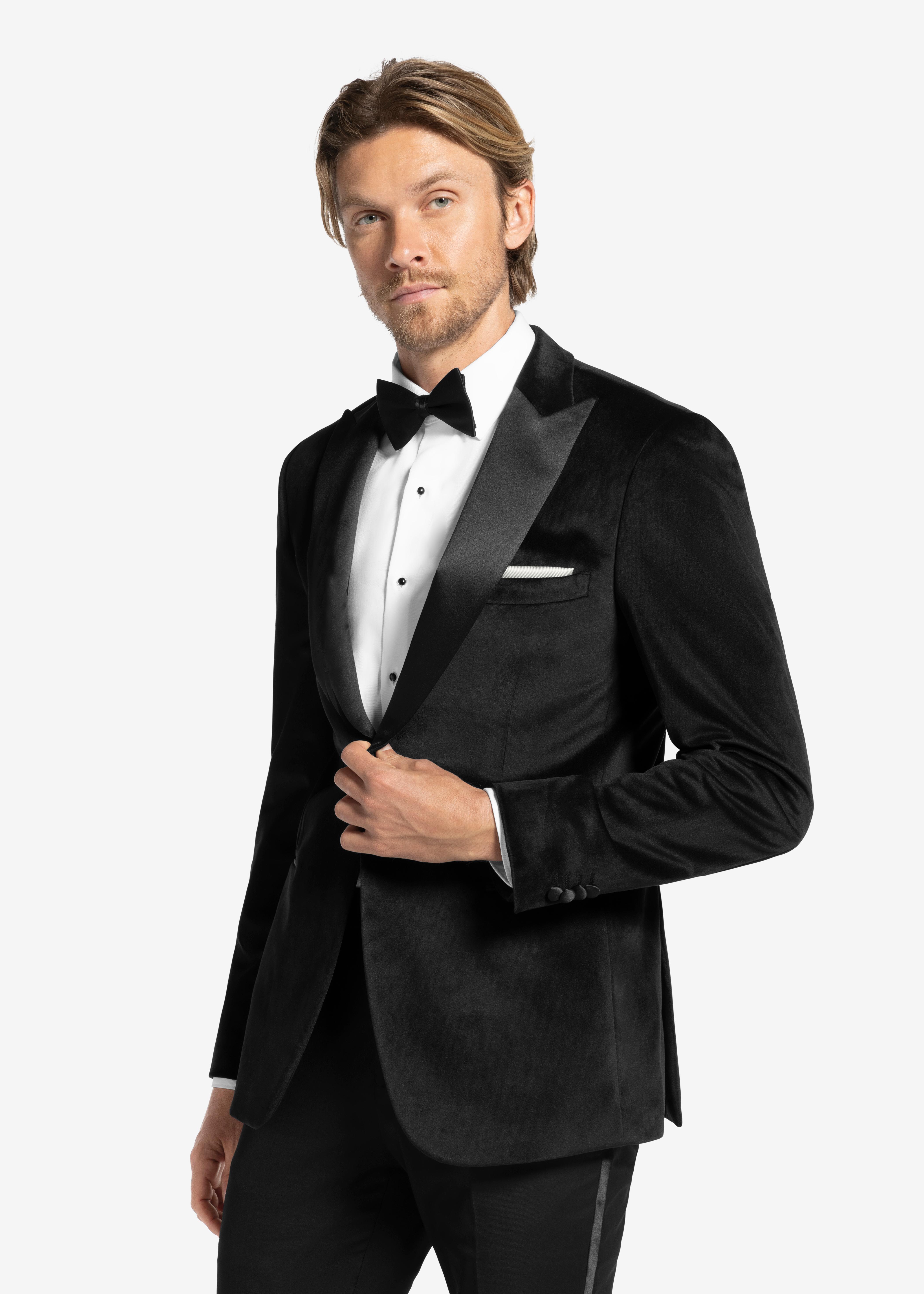 Black Peak Velvet Tuxedo