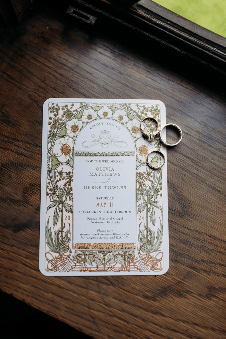 A Romantic Spring Wedding at Duncan Memorial Chapel