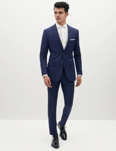 Men's Brilliant Blue Suit